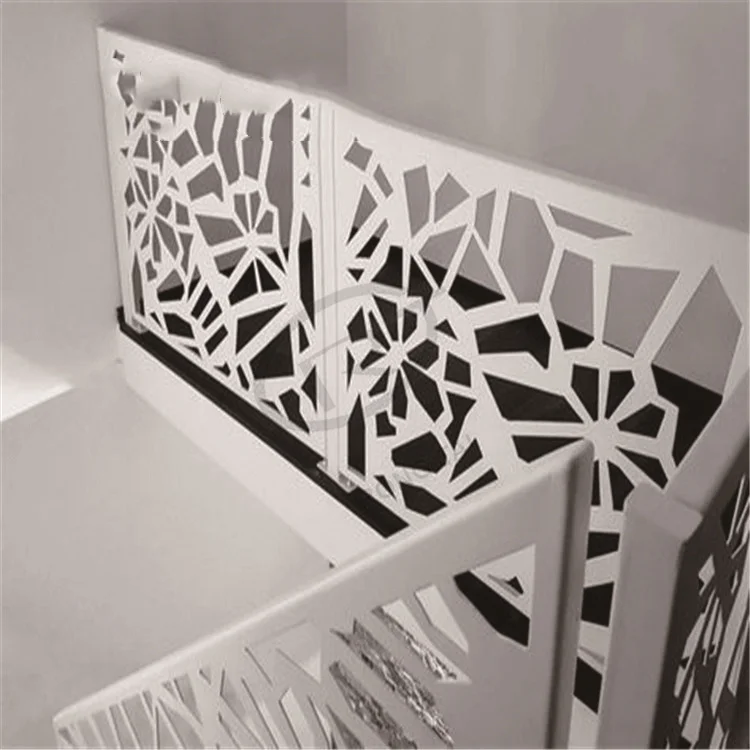 Decorative Laser Cut Metal Fence Panel Privacy Steel Aluminum Fence Panel Perforated Iron Fence Panel & Screen Designs
