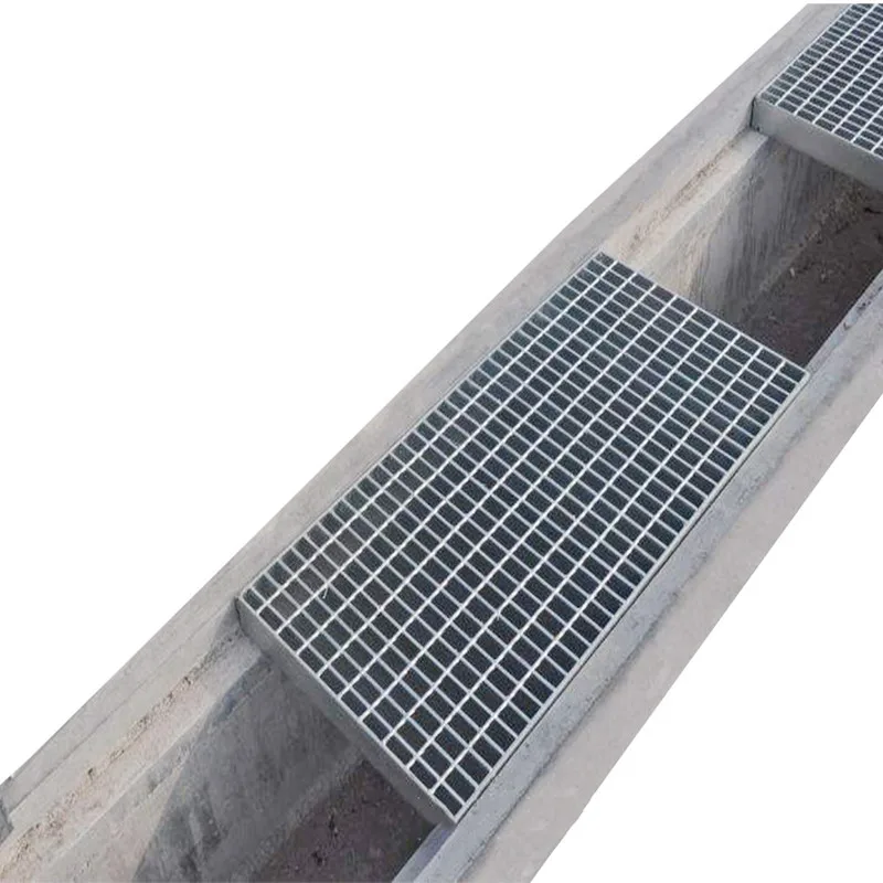Mild carbon  hot dip galvanized trench cover steel grating for driveway drainage
