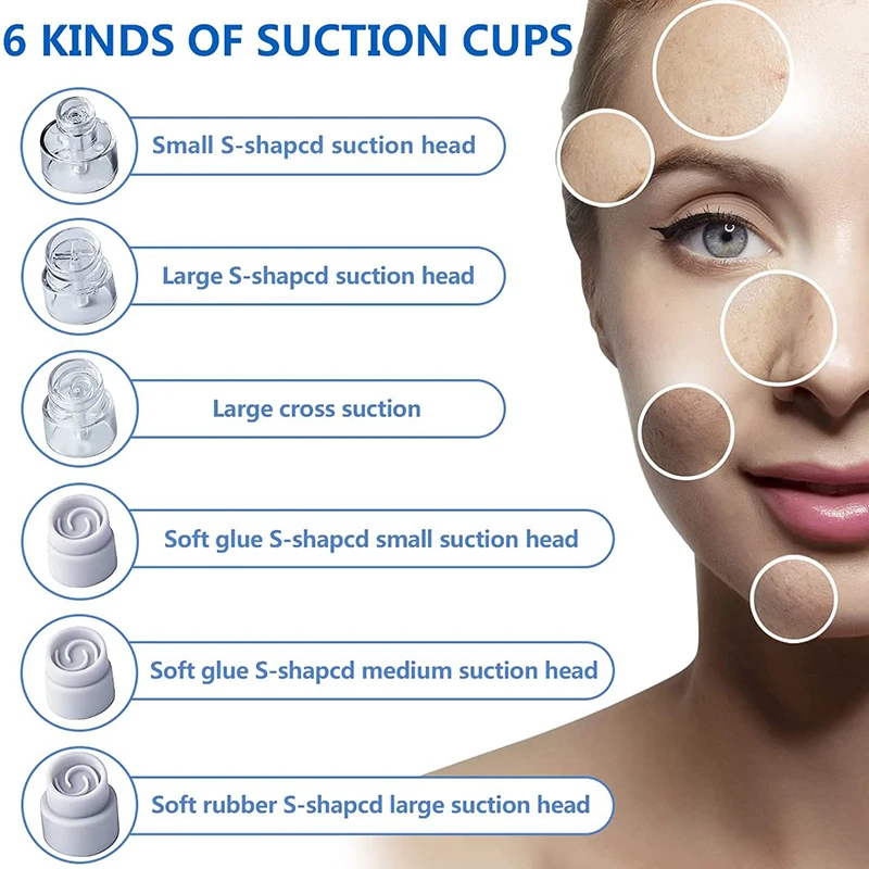 Small Pores Cleaner Bubble Blackhead Remover With Strong Vacuum Suction