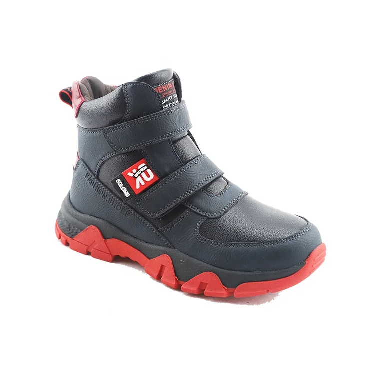 Хлопковая детская хлопковая обувь; Теплые и удобные зимние ботинки для мальчиков; Бархатные зимние ботинки