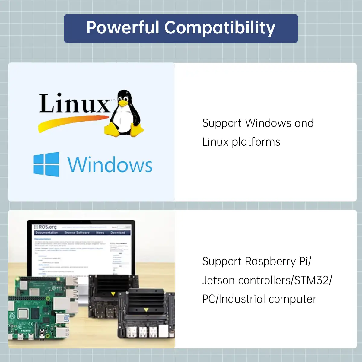 IMU Inertial Navigation Module ROS1 ROS2 Robot MEMS USB Magnetometer 10-axis ARHS Posture Sensor
