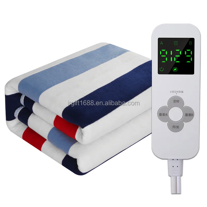 Wholesale Washable Heated Electric Blanket Bed Warmer Electric Heating Blankets for Winter