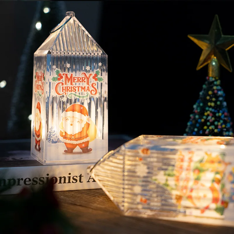 LED Christmas Decorations Lights Wind lamp Santa Claus Snowman Led Light For Merry Christmas Lights Gift Christmas Ornament