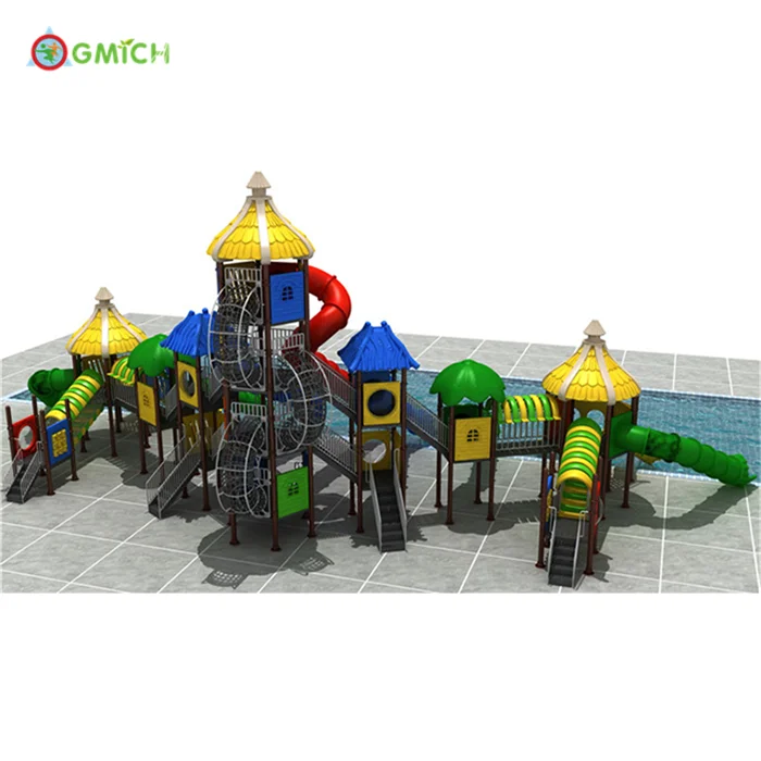 Multi-function used water park slide plastic water slide for pool hard water slide parks equipment