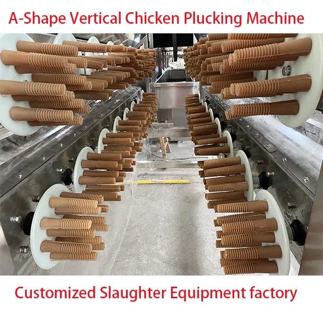 Africa Muslim halal chicken feather poultry plucker butcher chicken machine  Abattoir chicken broiler slaughter equipment