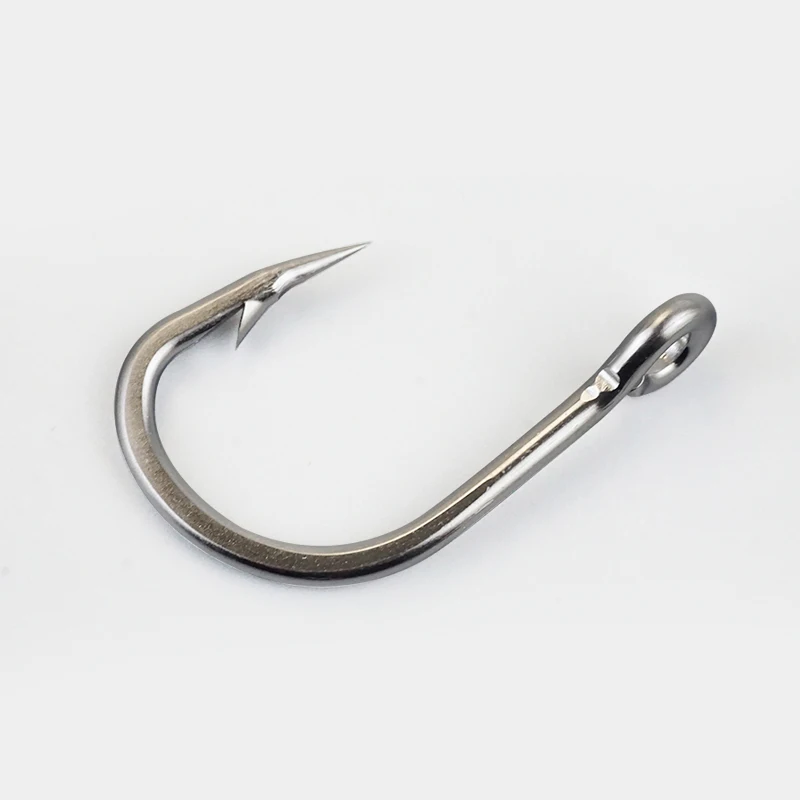 10884 Fishing Hooks Circle Barbed Stainless Steel Tuna Fishinghook Ocean Saltwater