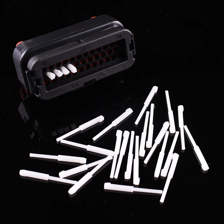 XF 34345-0001 Long  Filter Cavity Plug For  ECU Accessories POM electric car connector  molex