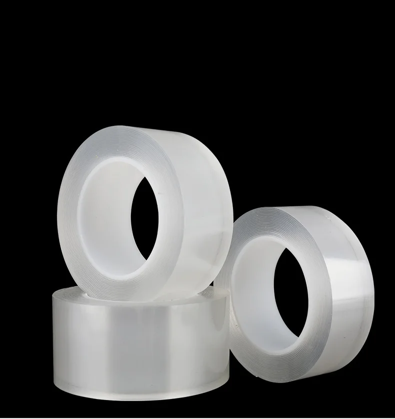 LongTai  Double-side Washable Removable Pu Gel Ivy Grip Waterproof Double Sided Transparent Reusable Adhesive Nano Tape
