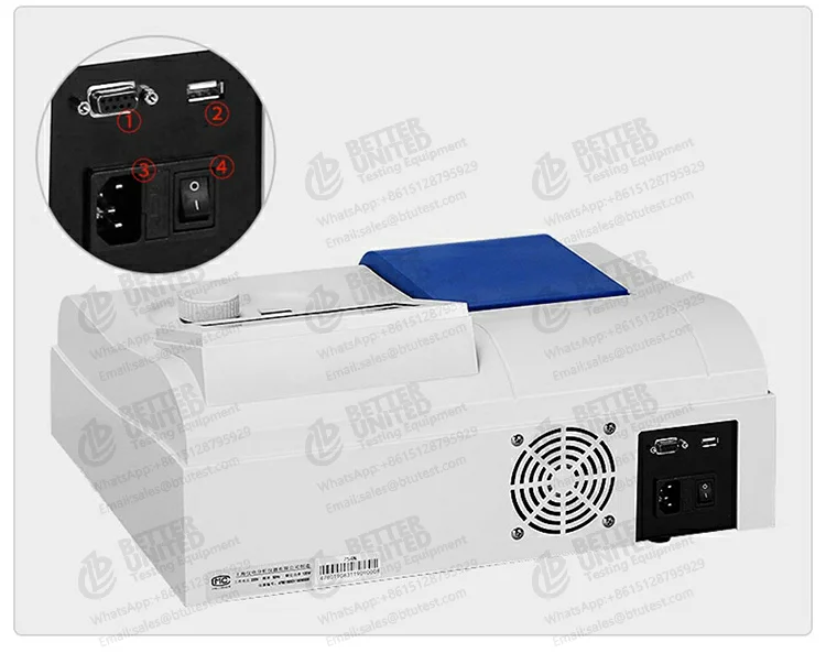 Lcd Display Digital Single Beam Uv Visible Spectrometer Spectrophotometer