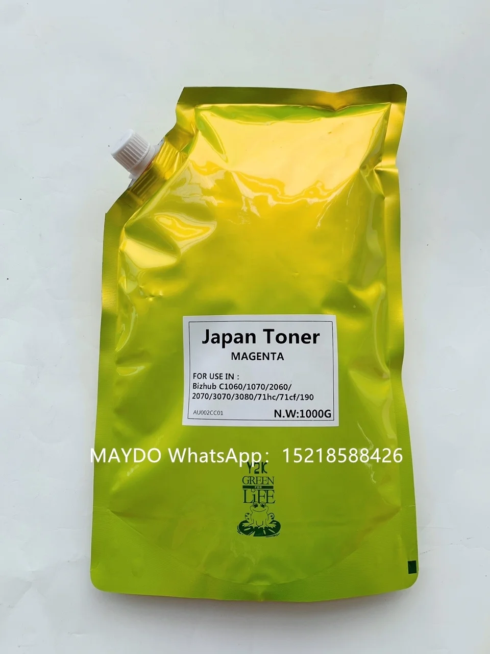 Japan toner powder Konica Minolta bizhub C1060 C1070  C2060 C3070 C3080