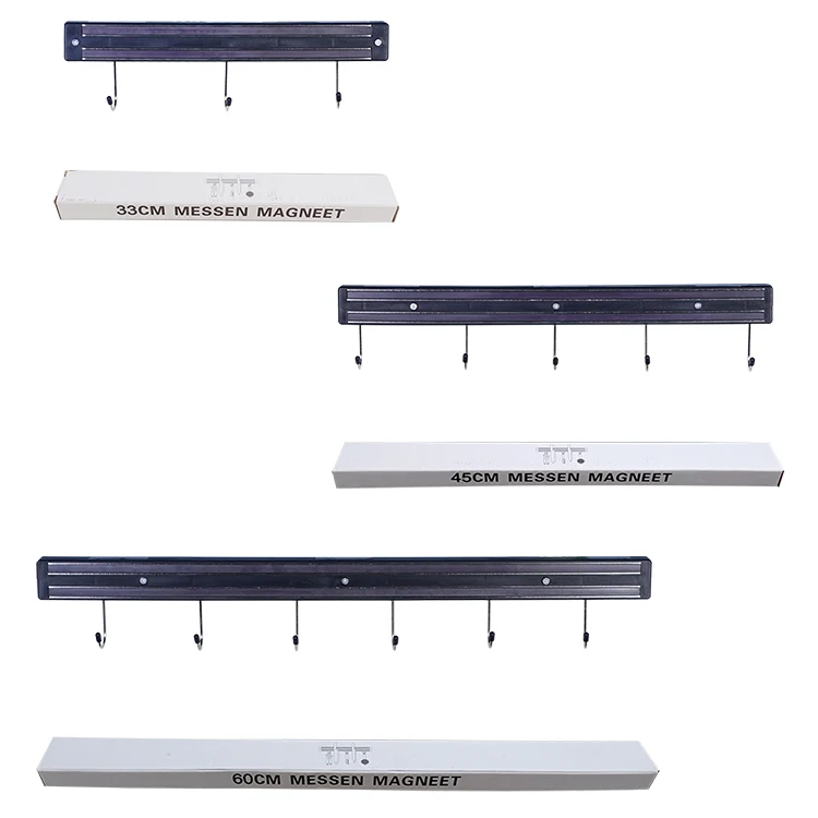 Wall Mounted Kitchen Tool Storage Rack 13 18 24 Inch Stainless Steel Magnetic Knife Holder