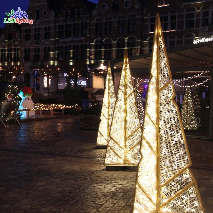 Открытый 3D светодиодный свет большой гриб мотив украшения для рождественского сада освещенные