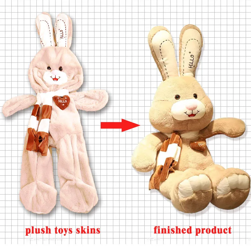Wholesale Custom Stuffed Animal Toy Giant Soft Toys Teddy Bear Skin Unstuffed Plush Animal Skins