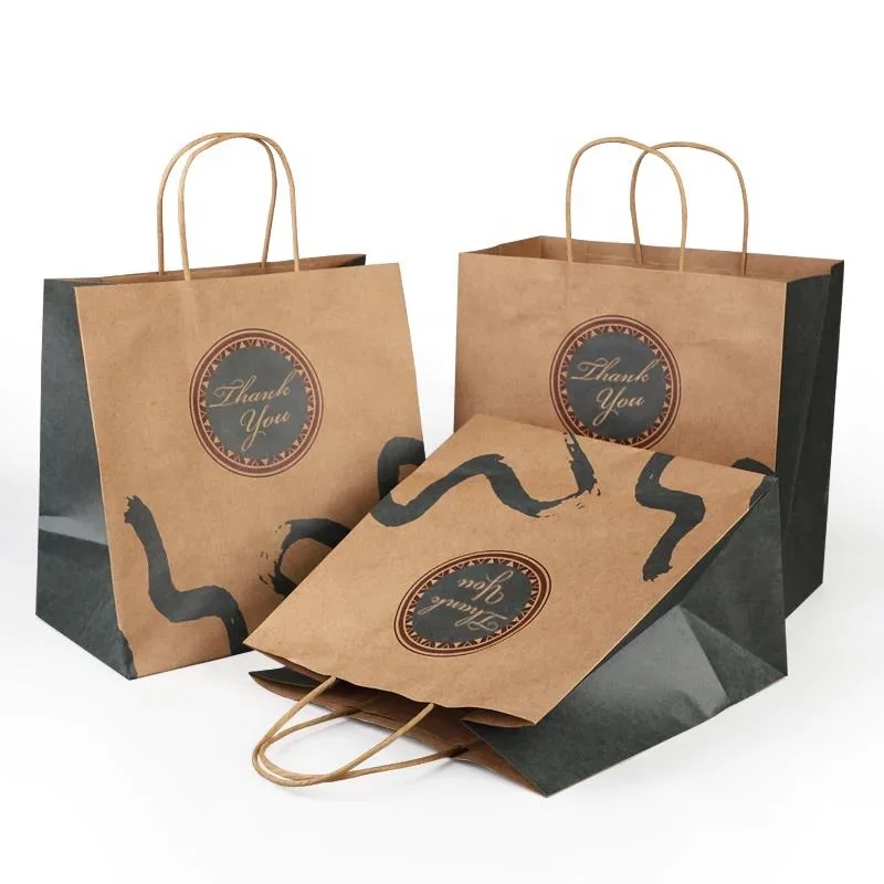 Craft Paper Bag Customize Paper Bags With Your Own Logo for Food
