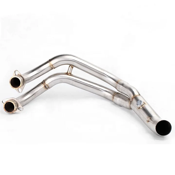 Выхлопная труба REALZION для мотоцикла, полностью выхлопная труба из нержавеющей стали, диаметр 51 мм, звеньевые трубы для YAMAHA MT07 FZ07