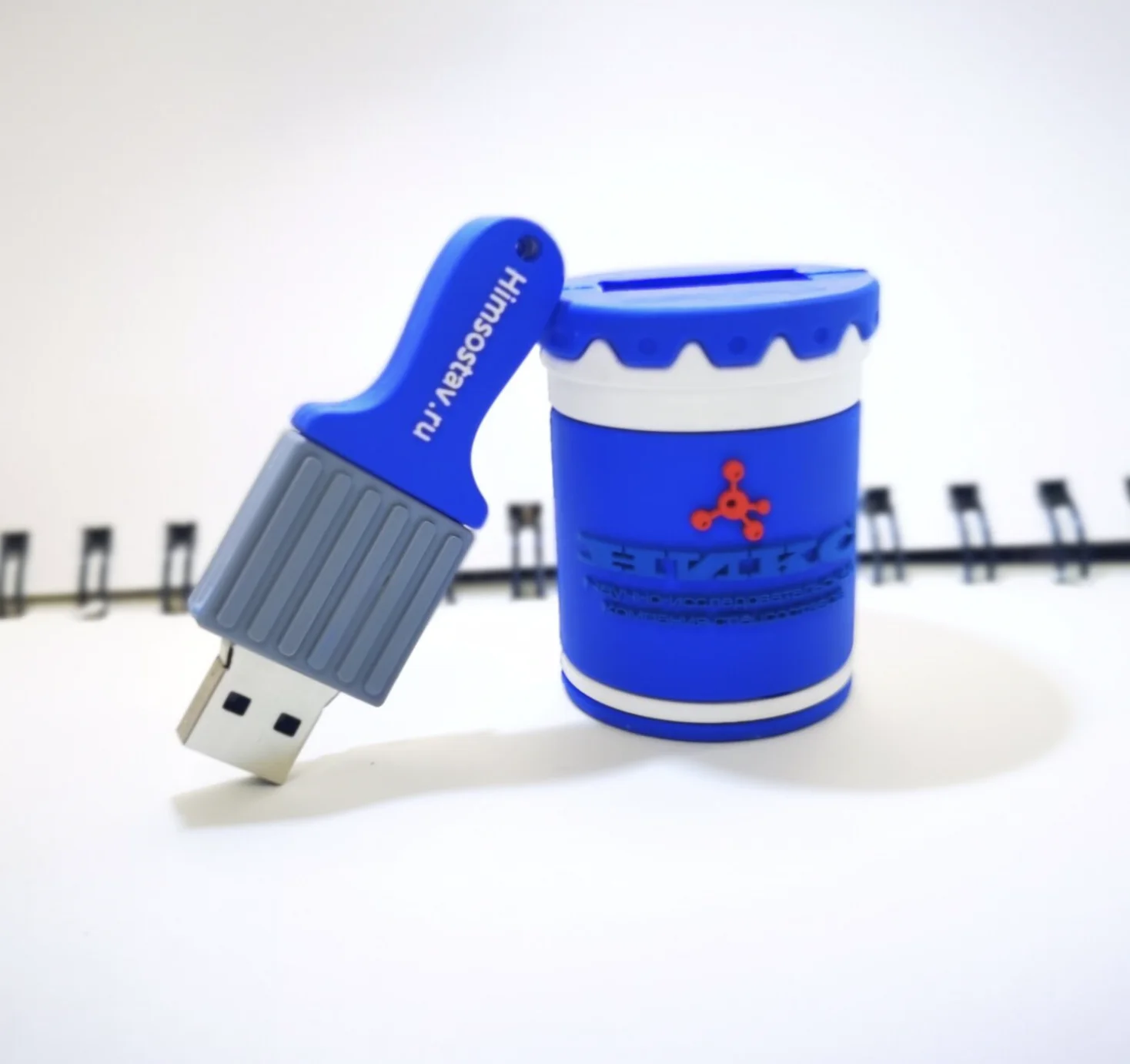 Personalized Logo Custom PVC  Paint brush shape pen drive 4GB 8GB 16GB, paint brush USB Flash drive, discount custom 3D PVC USB