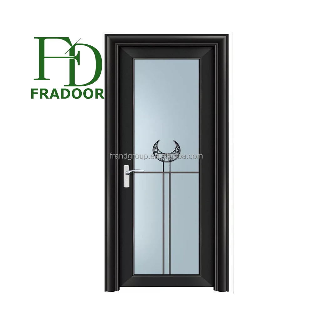 Hot sale cheap price aluminum bathroom door ready made aluminum bathroom door