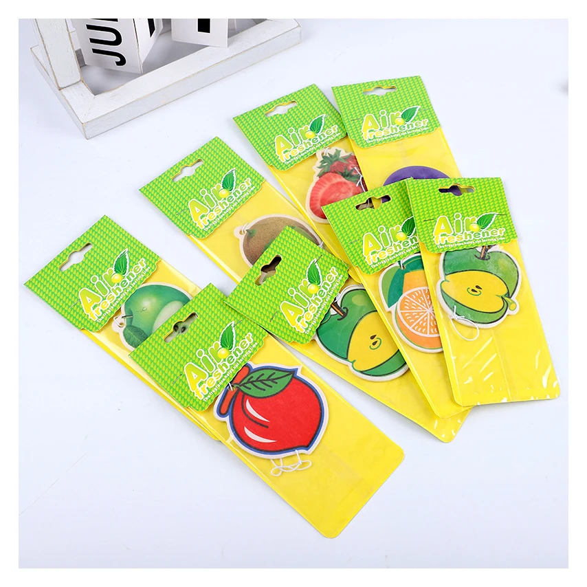 Wholesale Eco-friendly Indoor Paper Sachets Aroma Bag Hanging Car Fresh Fragrance Scented Sachet With Plastic Hook