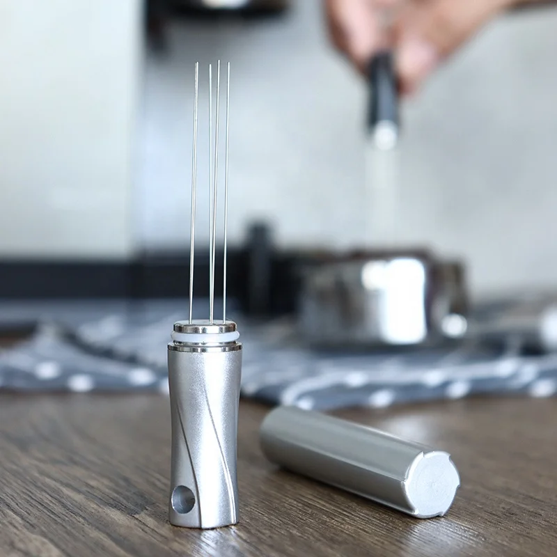 0.4mm Mini Clumping Coffee Powder Crusher Espresso WDT Tool Coffee Needle Distributor