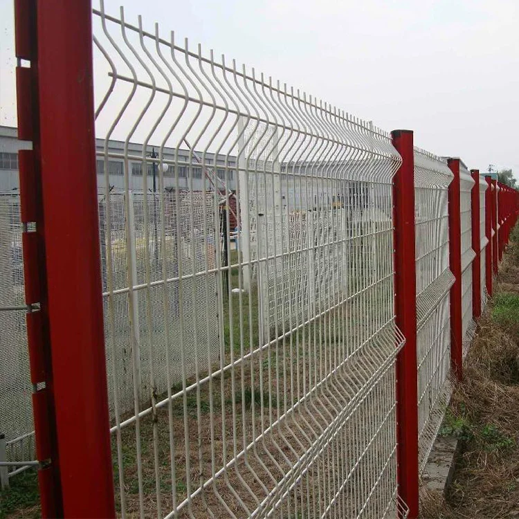 High quality pvc coated 3D curved welded wire mesh fence 3d welded galvanized fence panel
