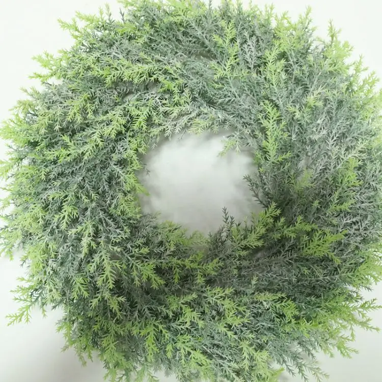 DY1-4628 довольно искусственных висящий пластиковый эвкалипта ягоды венок для серьезных механизм Сделано в Китае