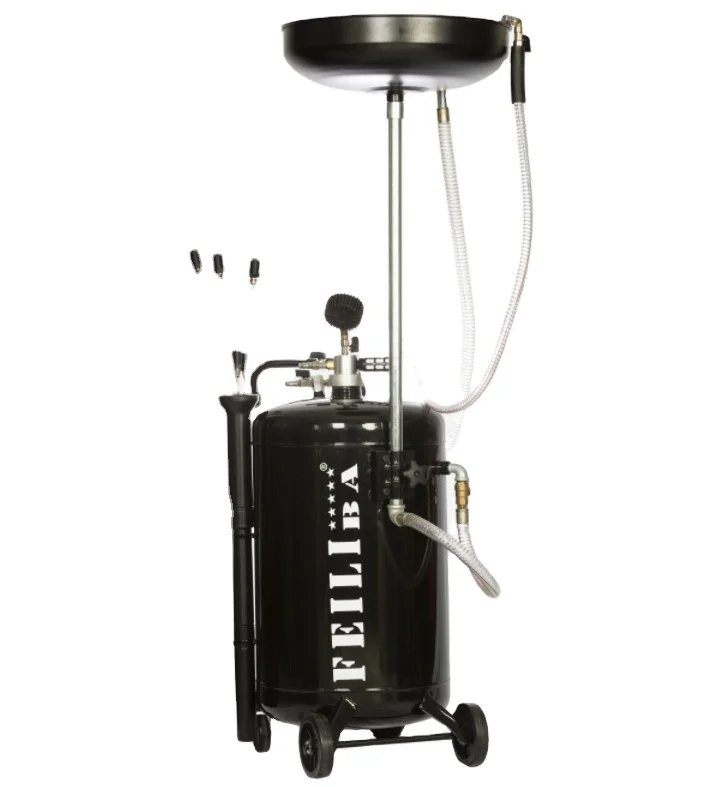 Air Operated Oil Collector Changer Drainer Portable Pneumatic Fluid Waste Oil Extractor
