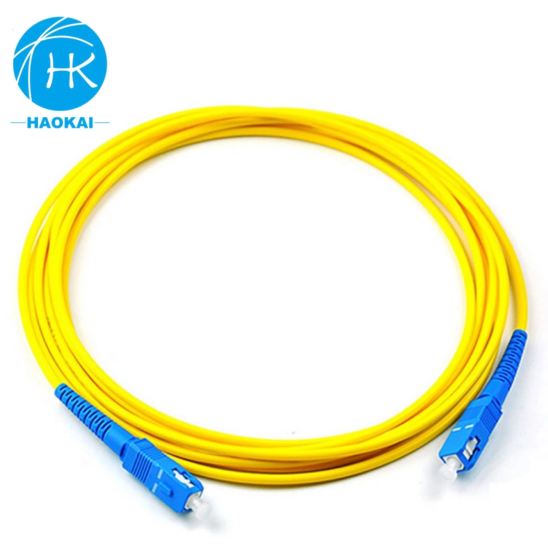 Sc/apc- Sc/upc Simplex Fiber Optic Sm Best Factory Price Patch Cord Network Patch Cables Network System LSZH PVC Kevlar Yarn