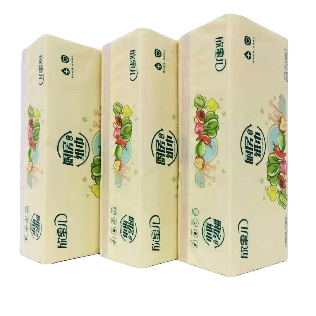 Customized virgin Bamboo pulp Kitchen Paper Embossed Facial Paper Tissue Soft Facial Tissue Paper Jumbo Roll Facial Tissue