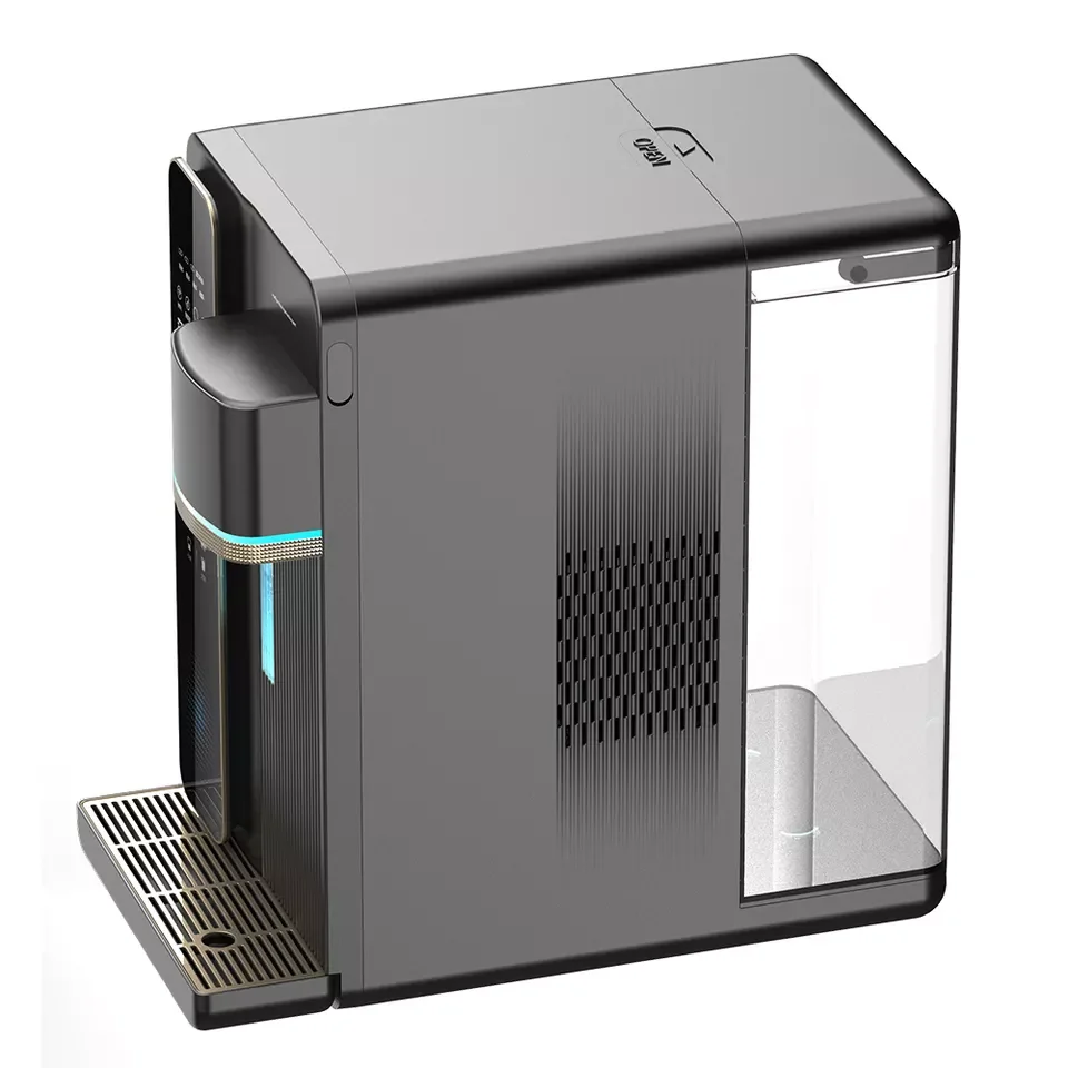 Home Hydrogen UVC Reverse Osmosis Hot and cold Water Dispenser Purificadora De Agua RO Water Purifier