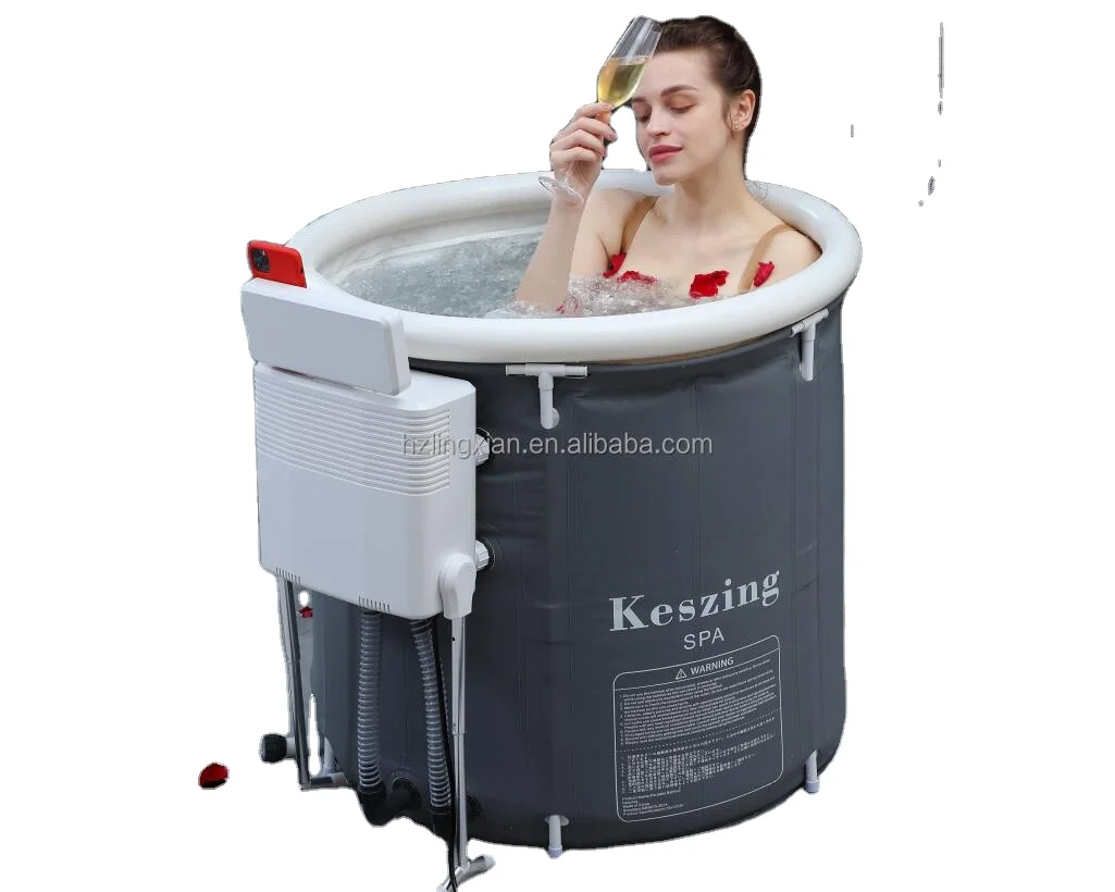 Hot Tubs Outdoor Massage Bubble Whirlpool Bathtub Portable Duralble Spa Hot Tub With Lights