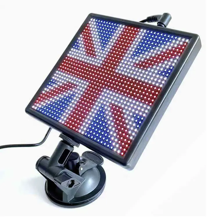 P4-32x32RGB автомобильная реклама светодиодные панели автомобиля Защита от солнца на заднее стекло авто светодиодный цифровой