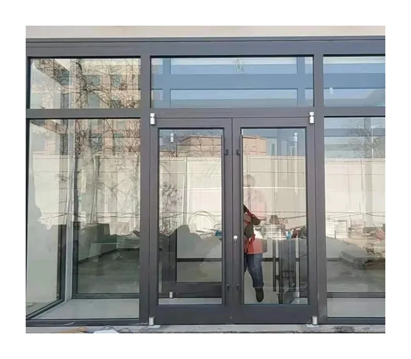 Acid And High Temperature Resistance Luxury Hotel KFC Door With Anti-Theft Door Lock