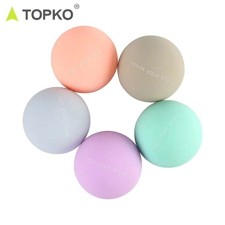 TOPKO ФИЗИОТЕРАПЕВТИЧЕСКИЙ Твердый Прочный силиконовый Массажный мяч lecrosse