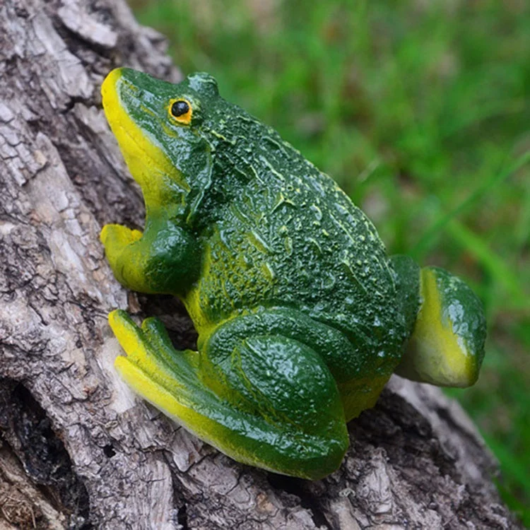Miniature Frog Garden Statue Resin Handicraft Horticulture Potted Adornment Bonsai Mini Outdoor Accessory Figurine