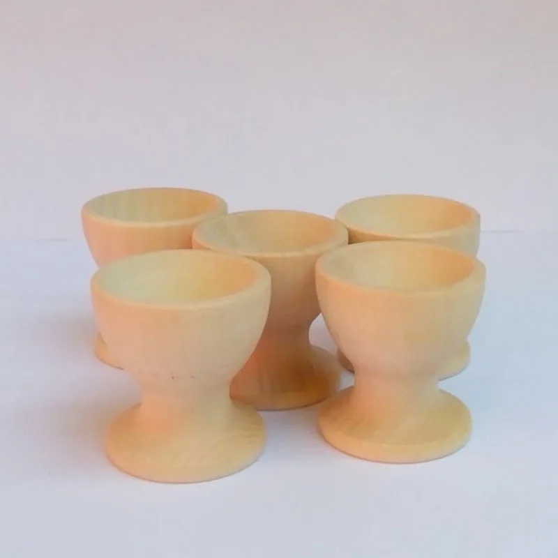 
new Easter decoration wooden egg shape suction cup holder for kid gift toy 