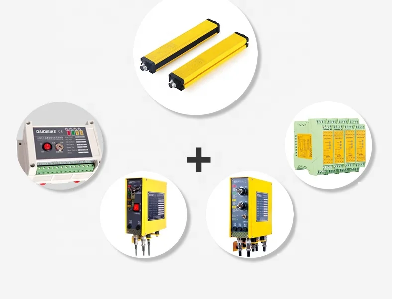 factory direct Industrial Curtain Laser Light Screen Security infrared barrier safety light curtains