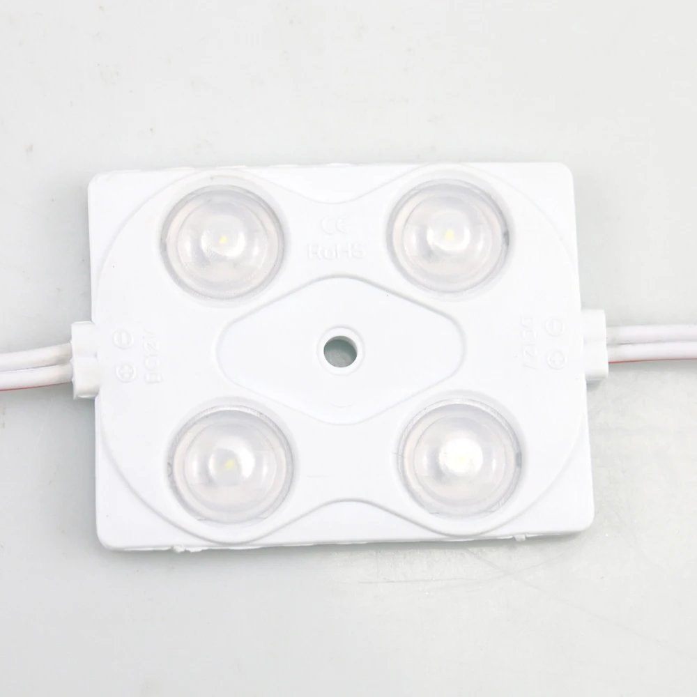 high power  DC12v 4 leds module 1.5w outdoor 2835 sign Module smd 3030 light box injection led modules