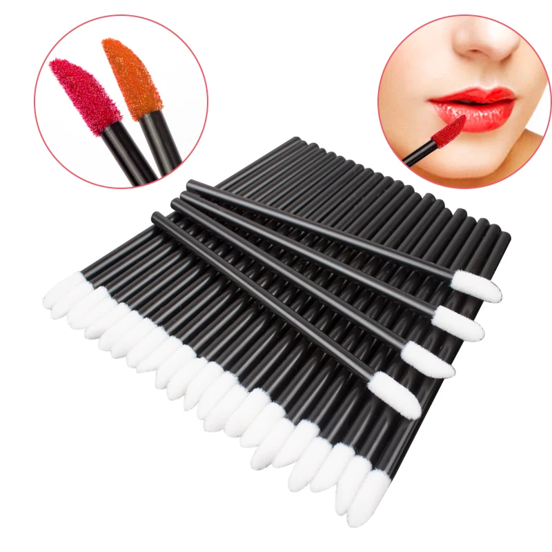 Cosmetic Makeup Tools Lip Brush set Disposable Makeup Lip Brush Lipstick Gloss Wands Applicator