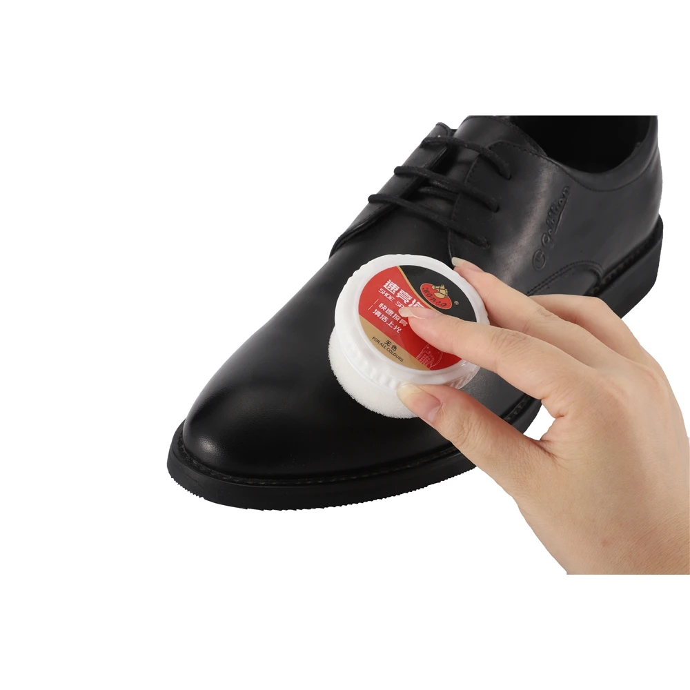 Manufacturer Hotel Disposable Instant around Shoe Shine Sponge with high quality