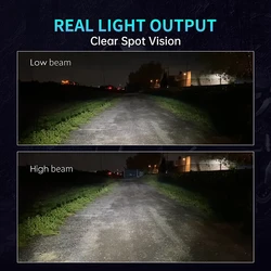 New Design H4 High/Low Beam LED Bi-Projector Lens Headlight 35W/bulb 40W/bulb 3500LM 4000lm 5700K Motorcycle
