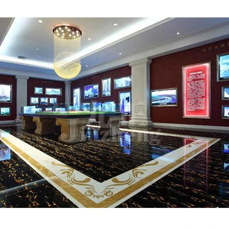 Portoro/porto Black Marble With Gold/golden Vein Marble Flooring Tile Wall Cladding Glossy Black Gold Marble Tiles