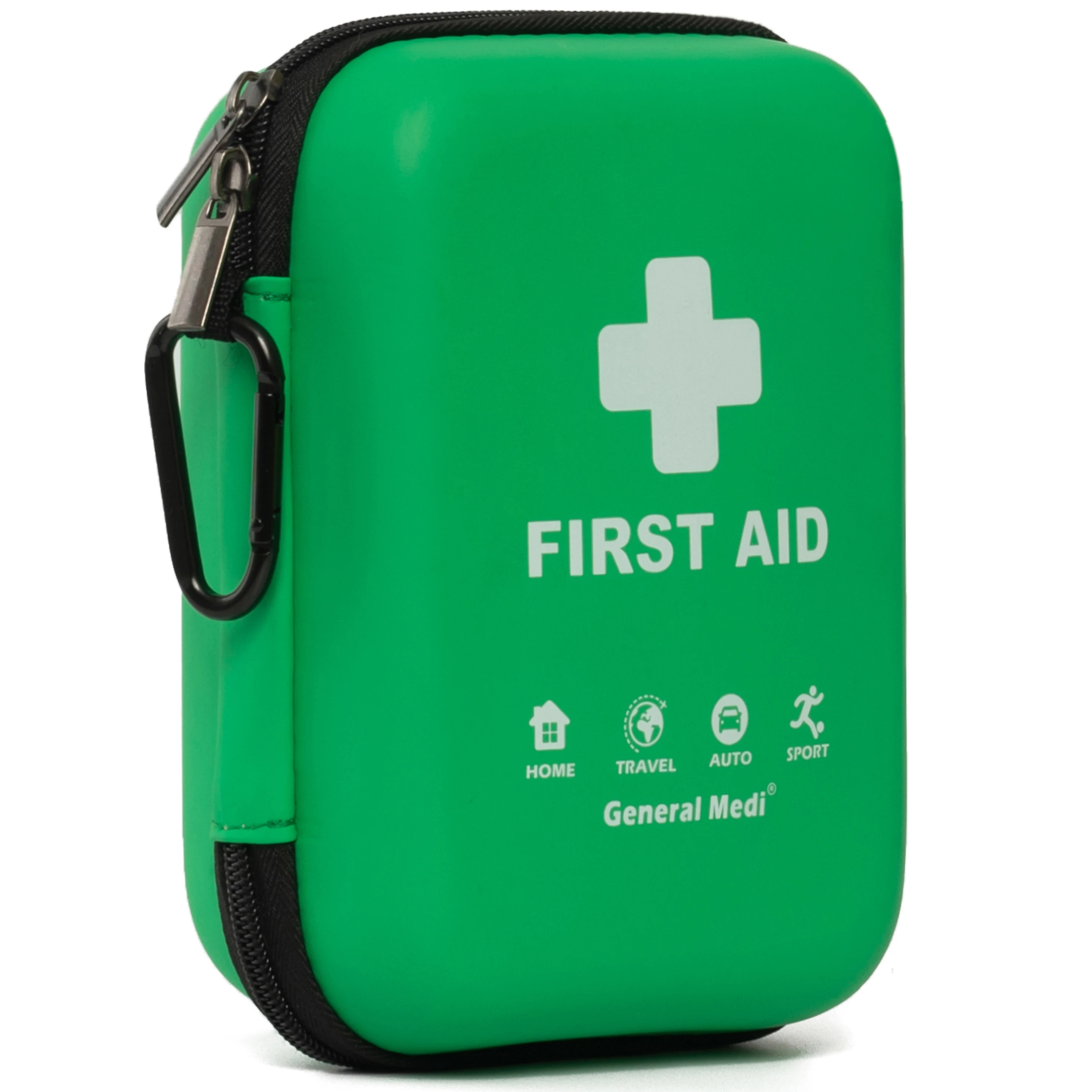 DIN 13157  170 Pieces Hardcase Green First Aid Kit For Travel Portable First Aid Kit First Aid Bag