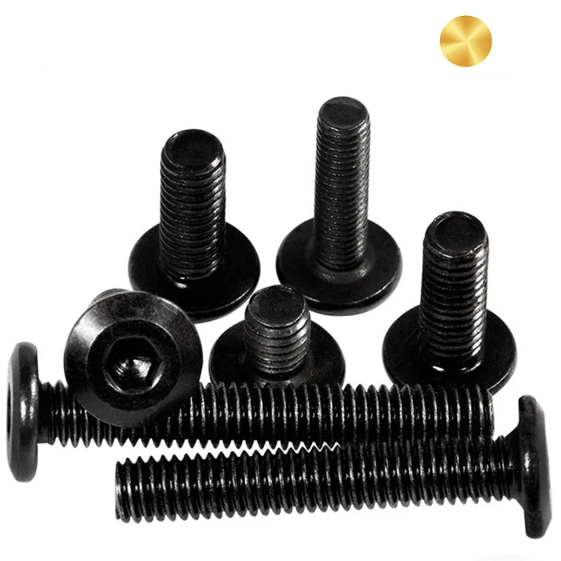Custom fastener stainless steel grade hex socket perverse left hand thread screw bolt alloy steel flat countersunk head bolts