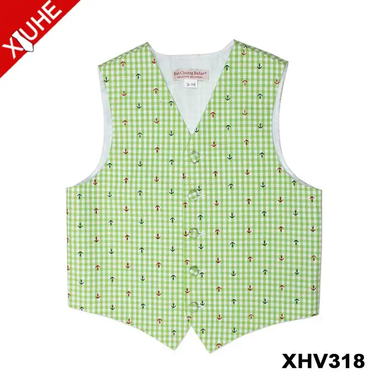 Fashion Kids Sky Blue Formal Wear Waistcoat for boy Vest Woven Custom Polyester Vests & Waistcoats