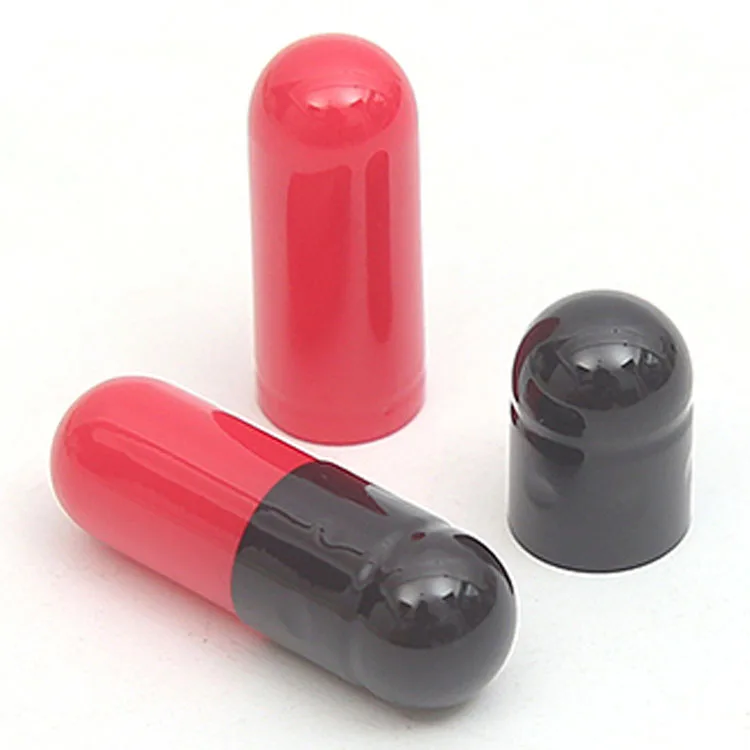 Size 00 hard gelatin empty capsules purple and white