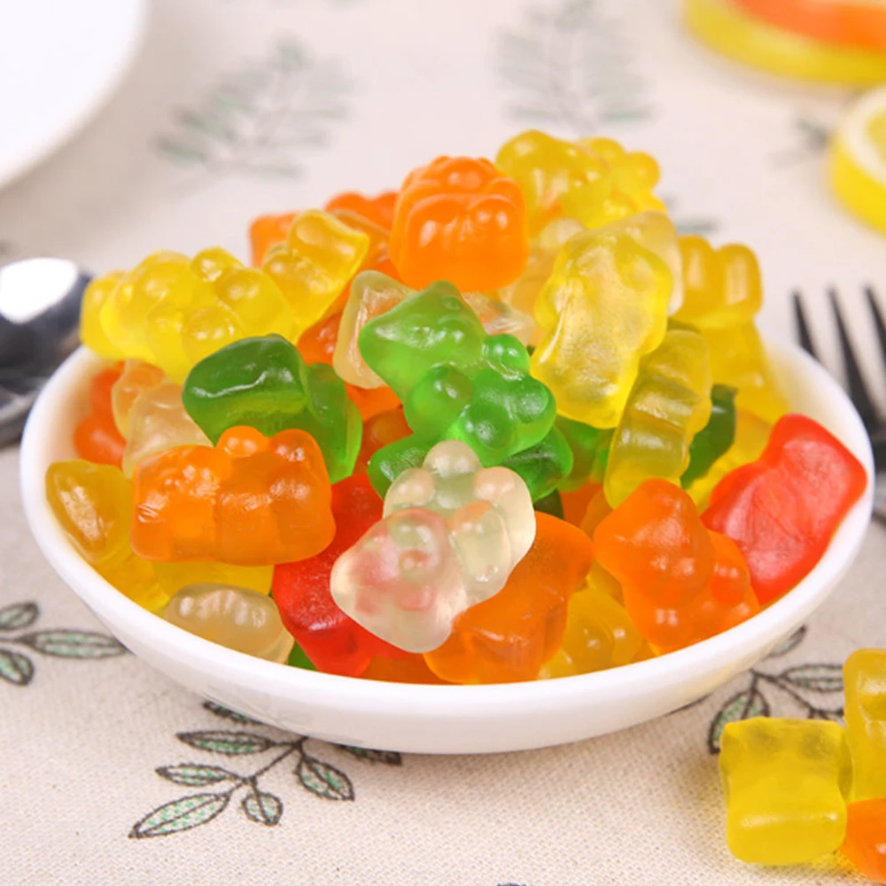 Collagen Gummies oem odm flavor vitamin biotin hair nail skin growth gummies