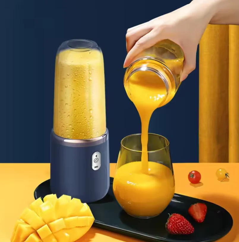 New Juicer USB Charging Small Juice Cup Wireless Electric Multifunctional PCTG Food Grade Milkshake Juicer Blender