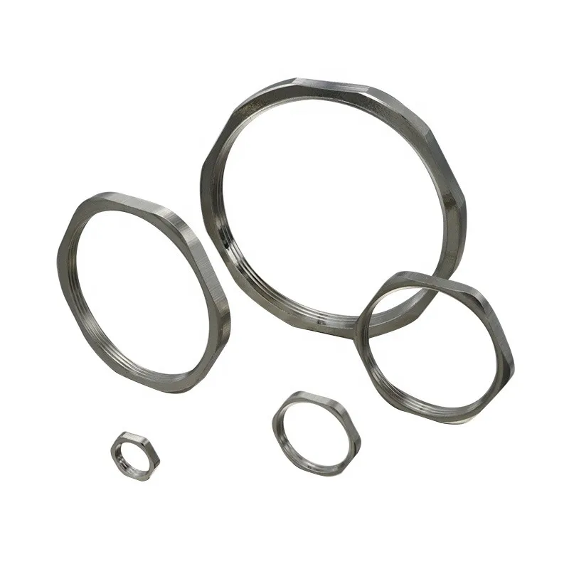 Manufacturer Supplier Conduit Fitting Rigid Steel Light Hexagon Locknuts And Bushing