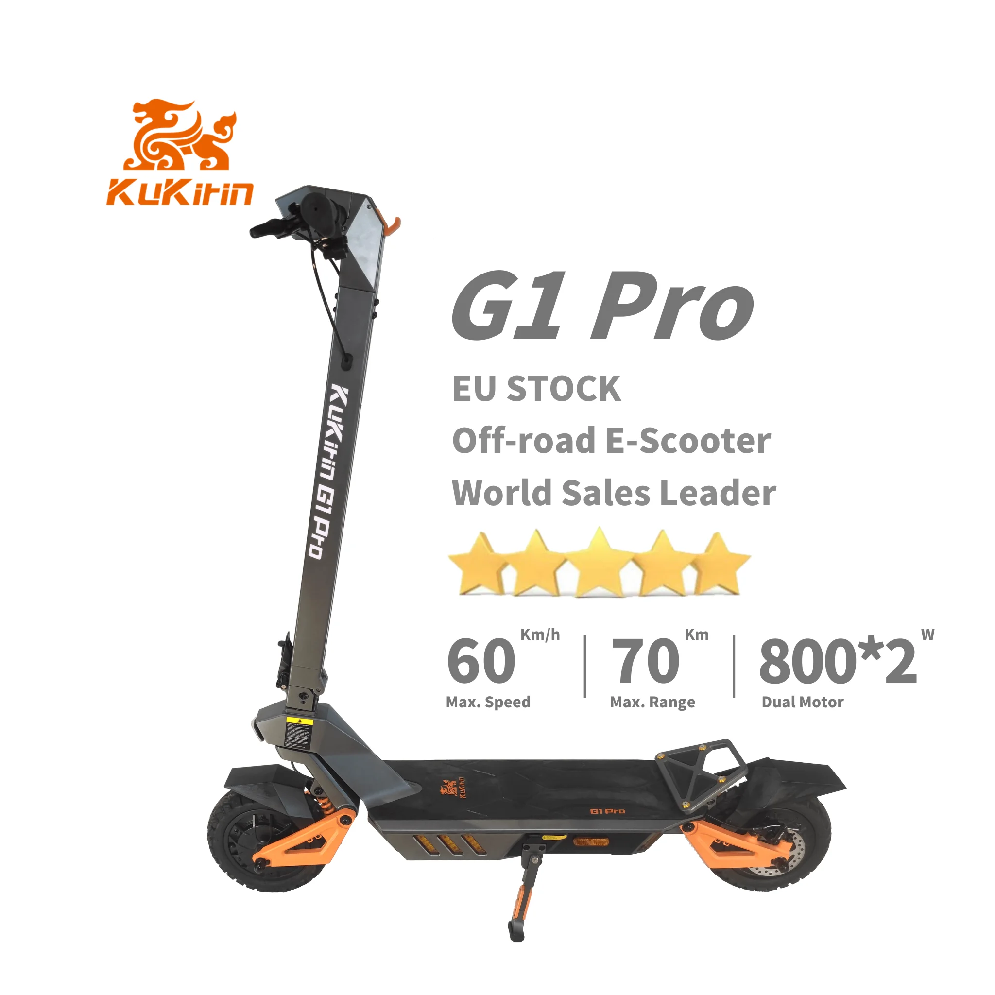 2024 KuKirin G1 Pro Electric Scooters Suppliers Off Road Scooter Electric Adult Electric Scooter Poland Stock