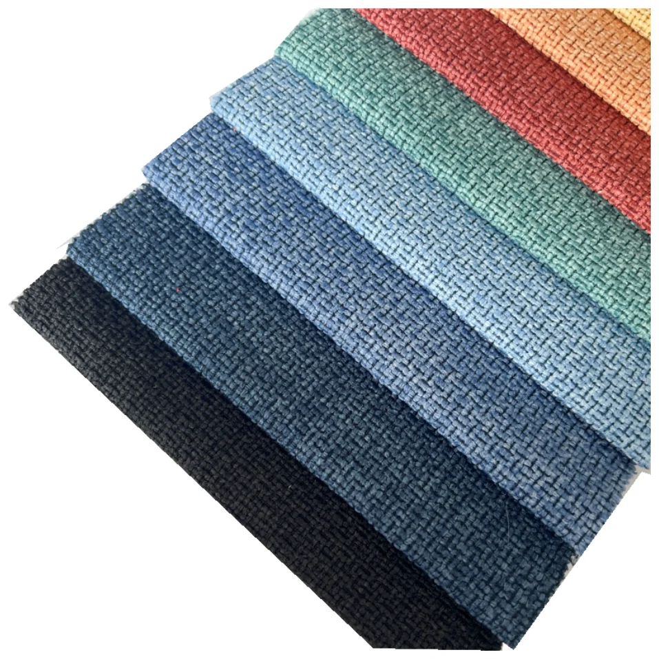 China golden supplier Belgium Waffle Jute Linen Fabric Manufactures